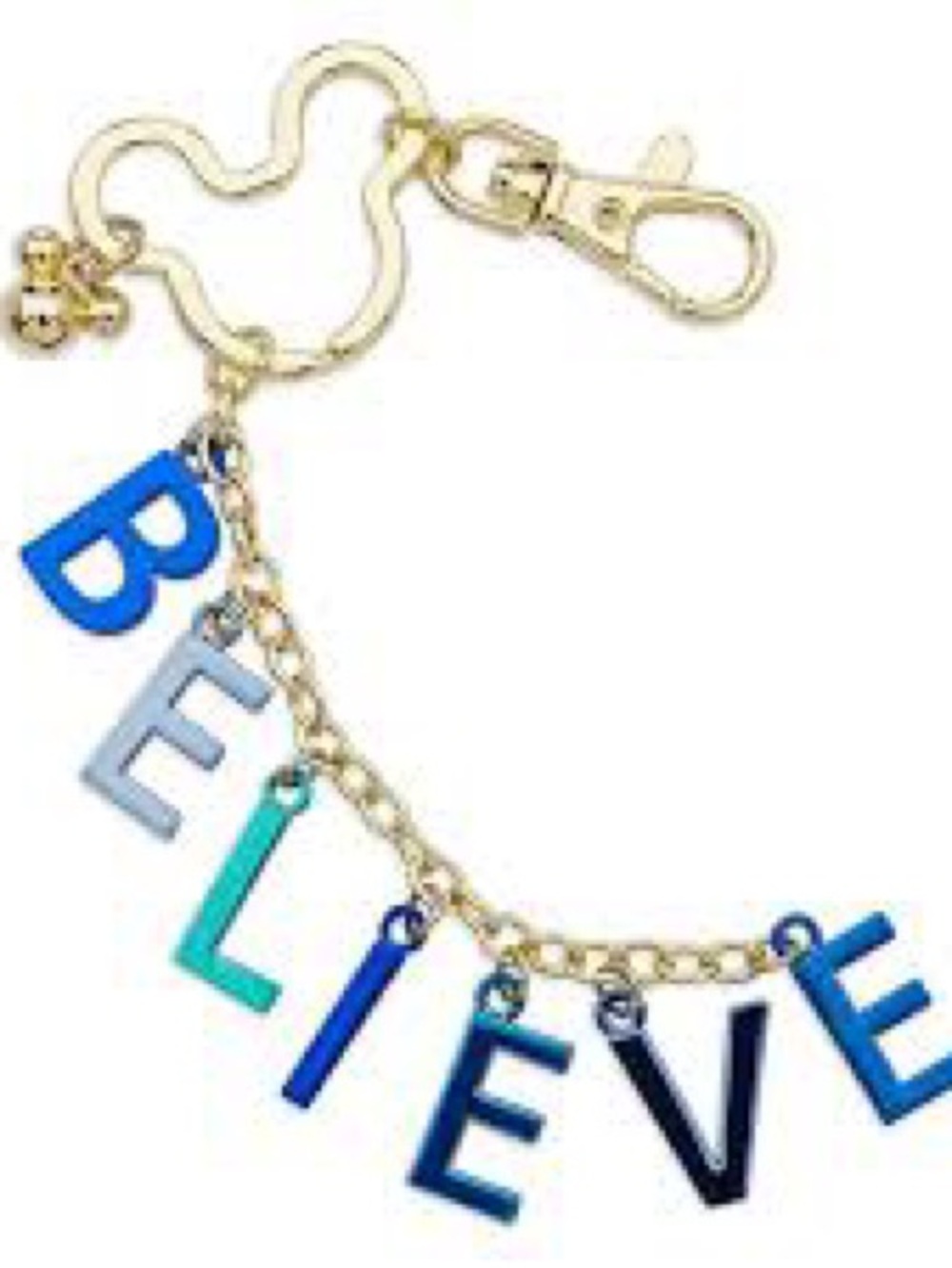 Disney Flair Bag Charm - Mickey Mouse Icon Believe